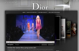 Capture d'écran chaine youtube Dior