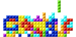 Logo Google tetris