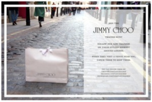 Jimmy Choo et le sac déposé dans la rue